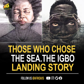 In memory of those who chose the sea. The "Igbo Landing" story