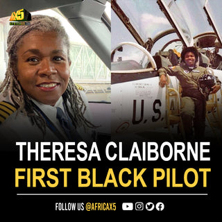 Capt. Theresa Claiborne, the first Black female pilot in the US Air Force (USAF)