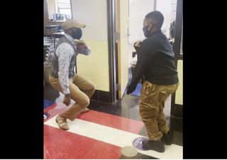 Feature News: Even Covid-19 Can’t Stop This Fifth-Grade Teacher’s Treasured Handshake Tradition