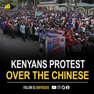 Over a thousand Kenyan traders protested in the capital Nairobi on Tuesday against Chinese traders.
