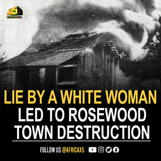 101 years ago today, in 1923, a lie by a white woman that she’d  been sexually assaulted by a black man, led to the destruction of the  predominantly African American town of Rosewood, Florida, thus the Rosewood Massacre.