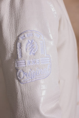 Limited Edition Buttersoft White on White Jacket – by Made in Africa Brand