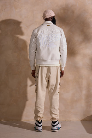 Limited Edition Buttersoft White on White Jacket – by Made in Africa Brand