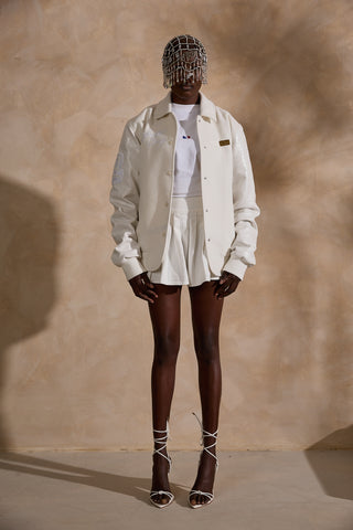 Limited Edition Buttersoft White on White Jacket – by Made in Africa Brand
