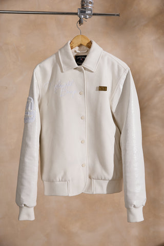 Limited Edition Buttersoft White on White Jacket – by Made in Africa Brand