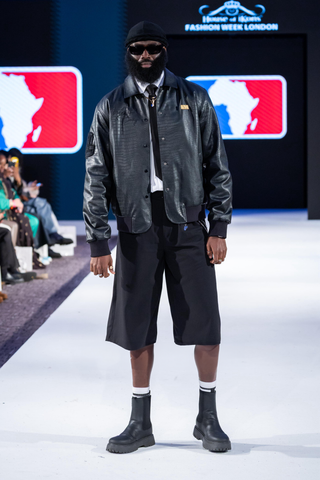 Limited Edition | Made in Africa Varsity Jacket (Black on Black)