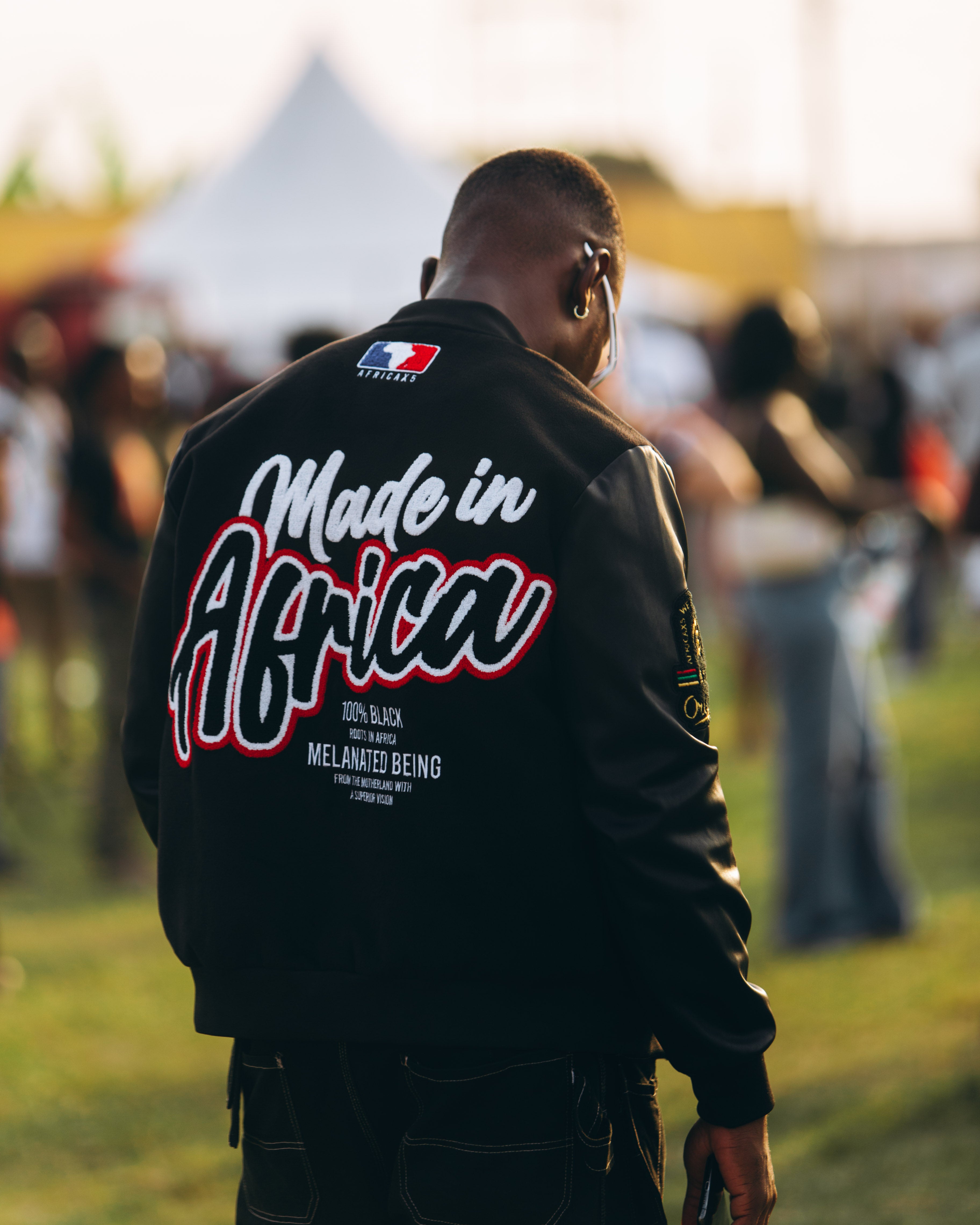 Made in Africa Varsity Jacket Classic Black (LIMITED) – Made in